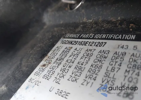 2003 Chevrolet Silverado 2500Hd Lt from USA, damaged, VIN 1GCHK29163E121207